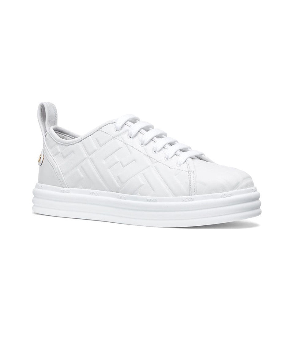 FENDI Fendi Force leather printed shock absorption anti-slip wear low top life casual shoes Size: 36-45