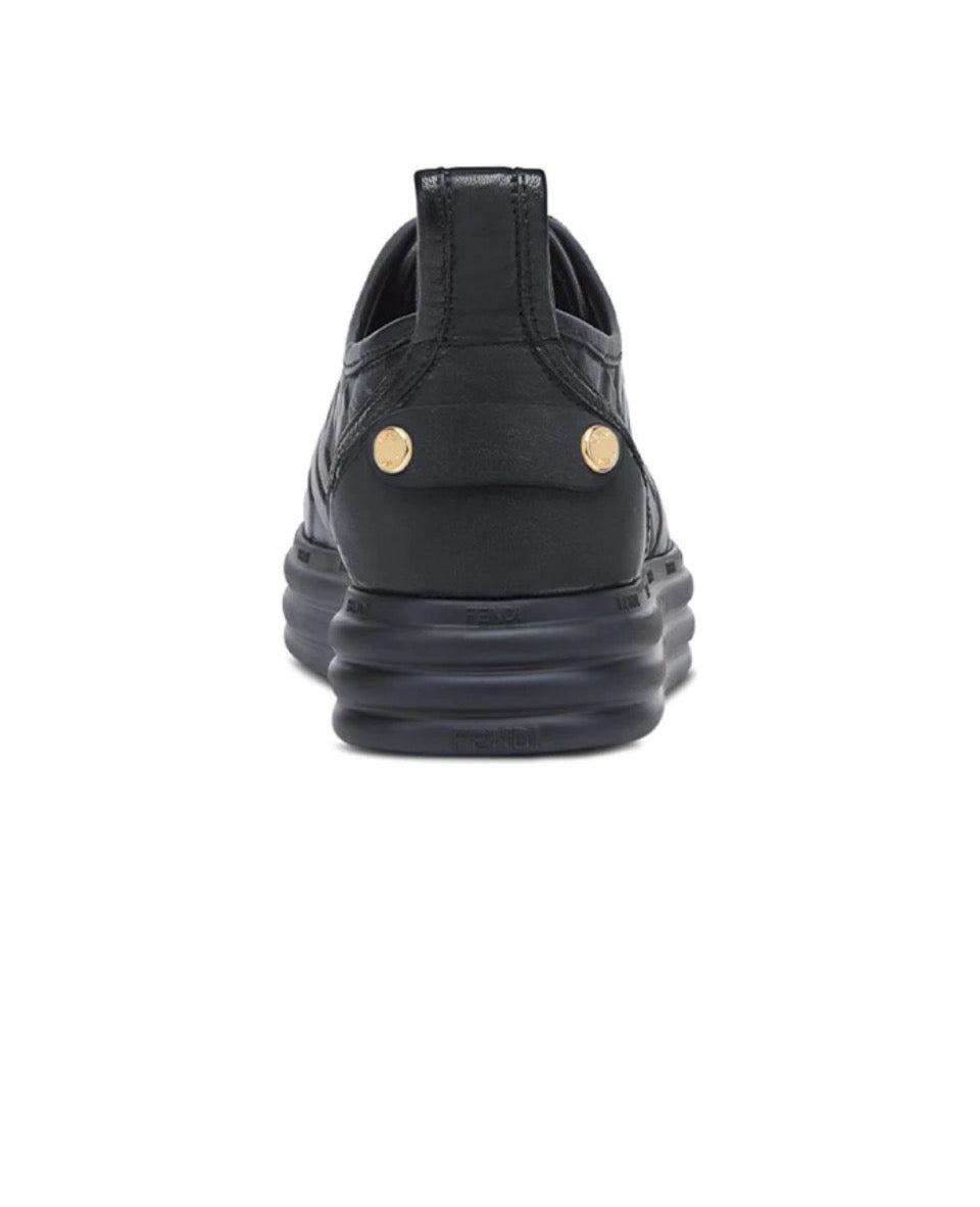 FENDI Fendi Force leather printed shock absorption anti-slip wear low top life casual shoes Size: 36-45
