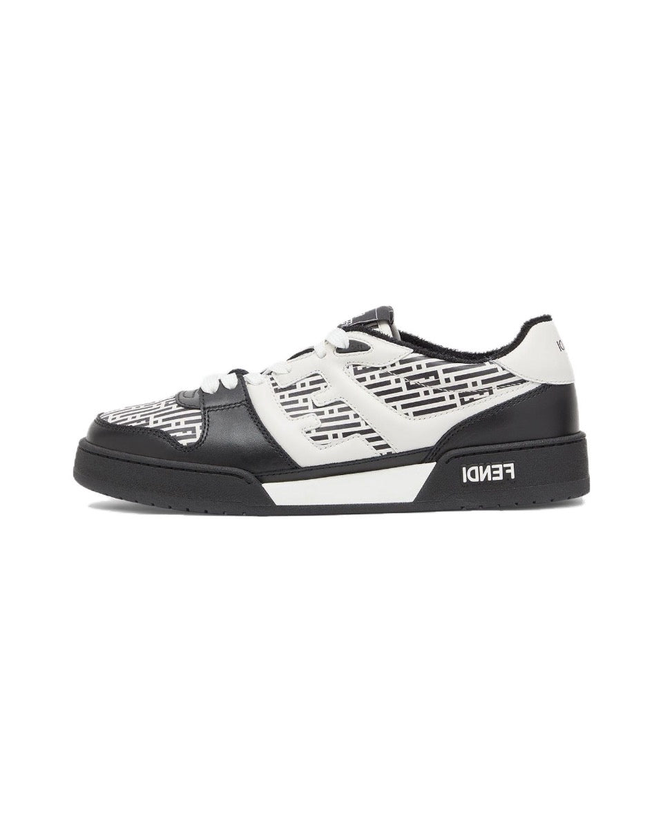 FENDI Fendi Force leather printed shock absorption anti-slip wear low top life casual shoes Size: 36-45