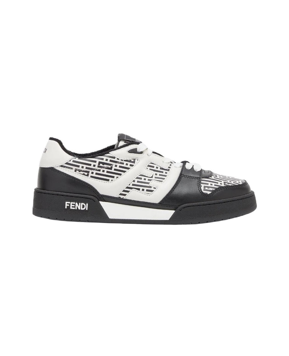 FENDI Fendi Force leather printed shock absorption anti-slip wear low top life casual shoes Size: 36-45