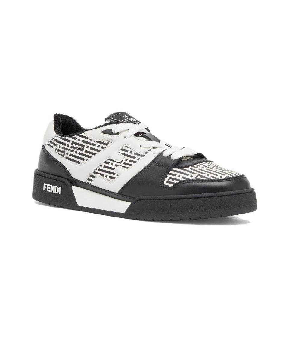 FENDI Fendi Force leather printed shock absorption anti-slip wear low top life casual shoes Size: 36-45