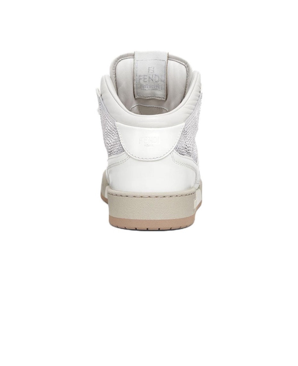 FENDI Match leather mid-top fashion sneakers Size: 36-45