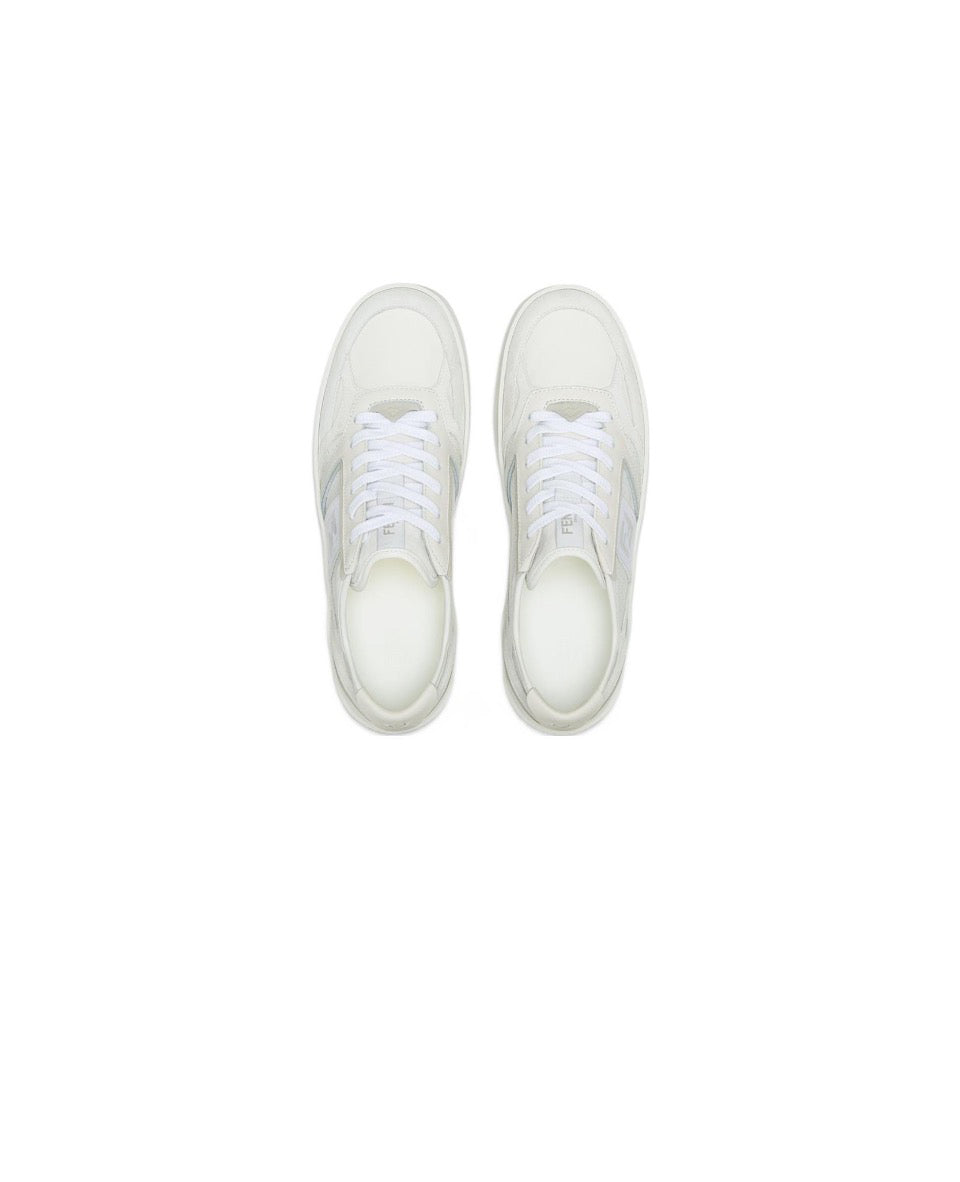 FENDI Match calfskin round toe lace-up platform low top sneakers Size: 36-45
