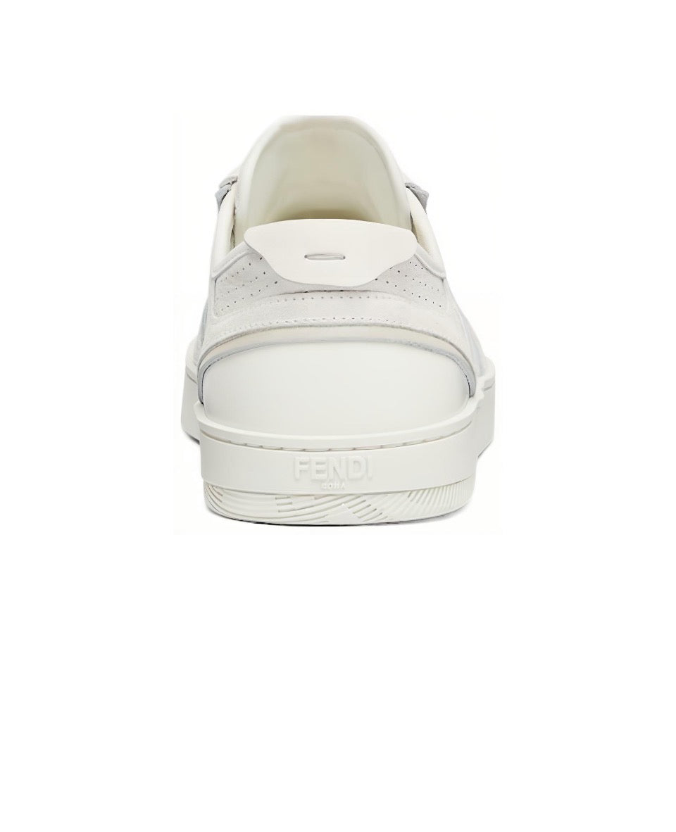 FENDI Match calfskin round toe lace-up platform low top sneakers Size: 36-45