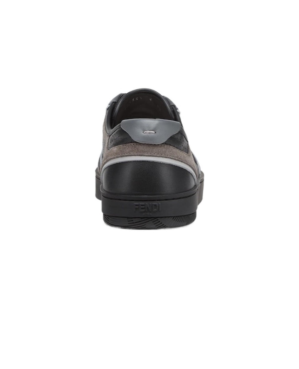 FENDI Match calfskin round toe lace-up platform low top sneakers Size: 36-45