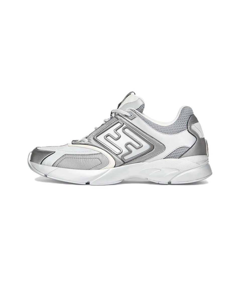 FENDI Faster leather low top lace-up anti-slip wear low top sports casual shoes Size: 36-45