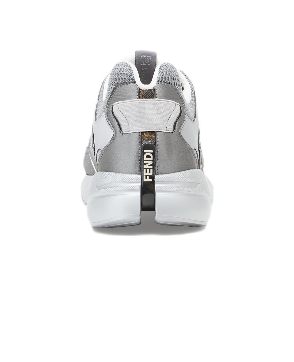 FENDI Faster leather low top lace-up anti-slip wear low top sports casual shoes Size: 36-45