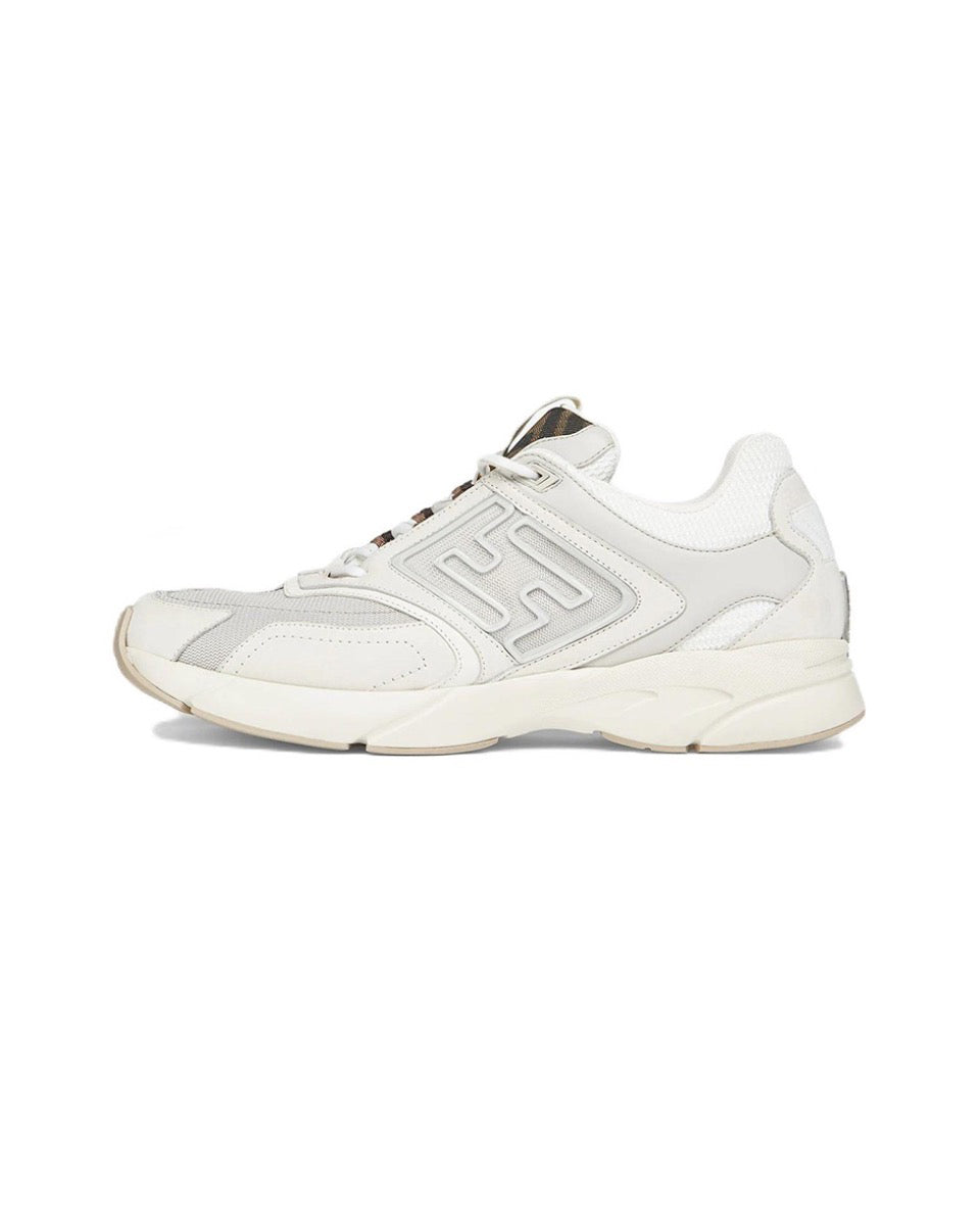 FENDI Faster leather low top lace-up anti-slip wear low top sports casual shoes Size: 36-45