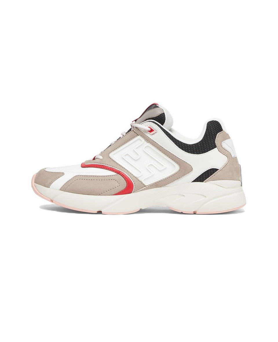 FENDI Faster leather low top lace-up anti-slip wear low top sports casual shoes Size: 36-45