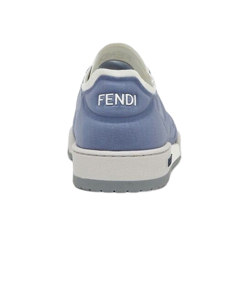FENDI Match calfskin round toe lace-up platform low top sneakers Size: 36-45