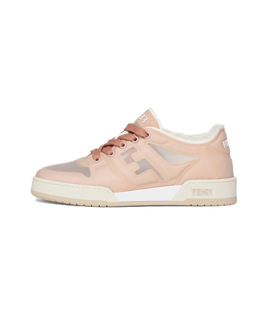 FENDI Match calfskin round toe lace-up platform low top sneakers Size: 36-45