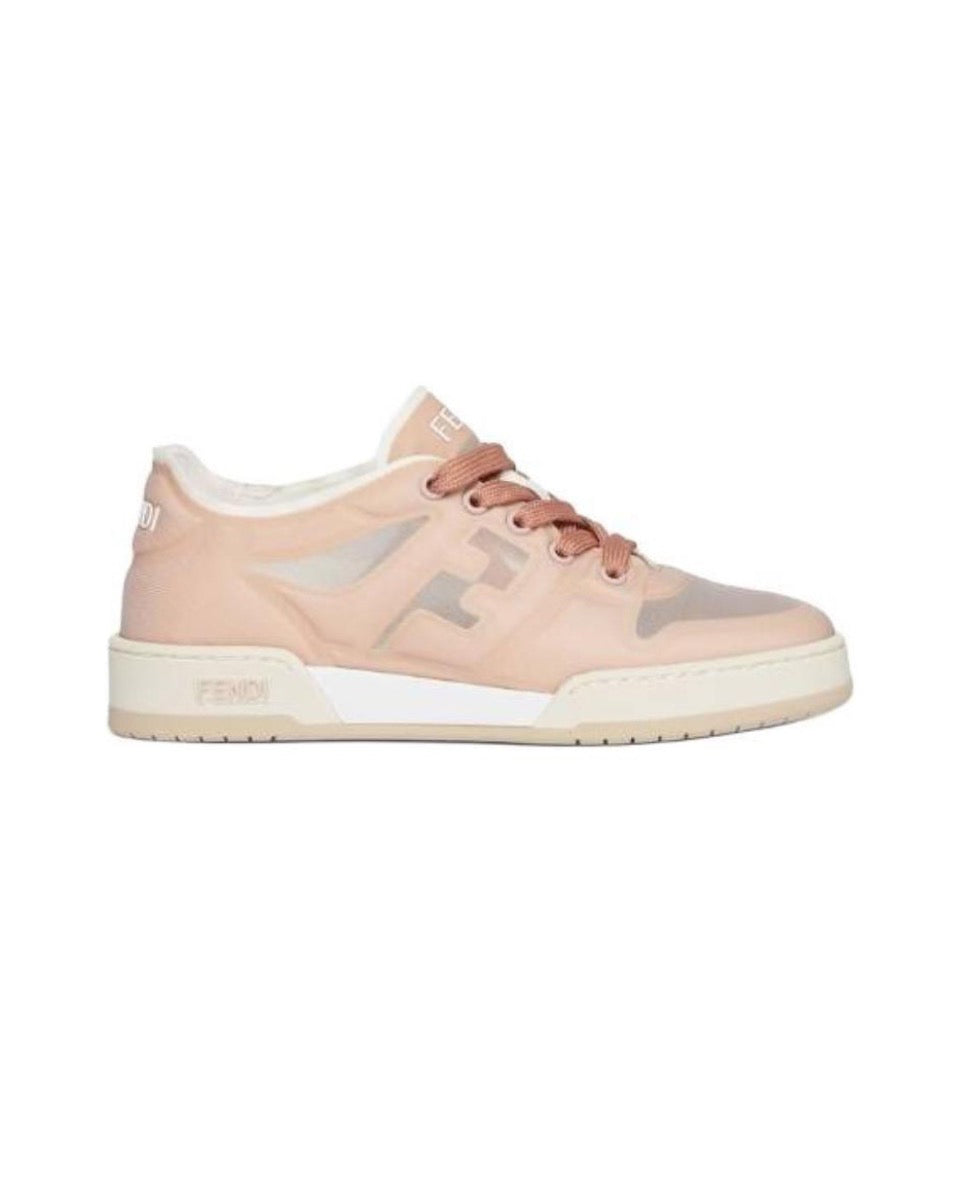 FENDI Match calfskin round toe lace-up platform low top sneakers Size: 36-45
