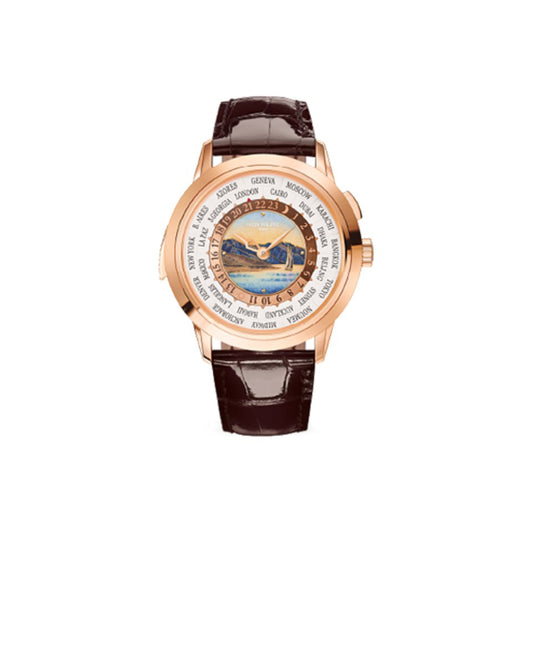 PATEK PHILIPPE Automatic Mechanical Movement Fashion Men's watch Swiss Watch 40mm color dial 18K rose gold case crocodile leather strap