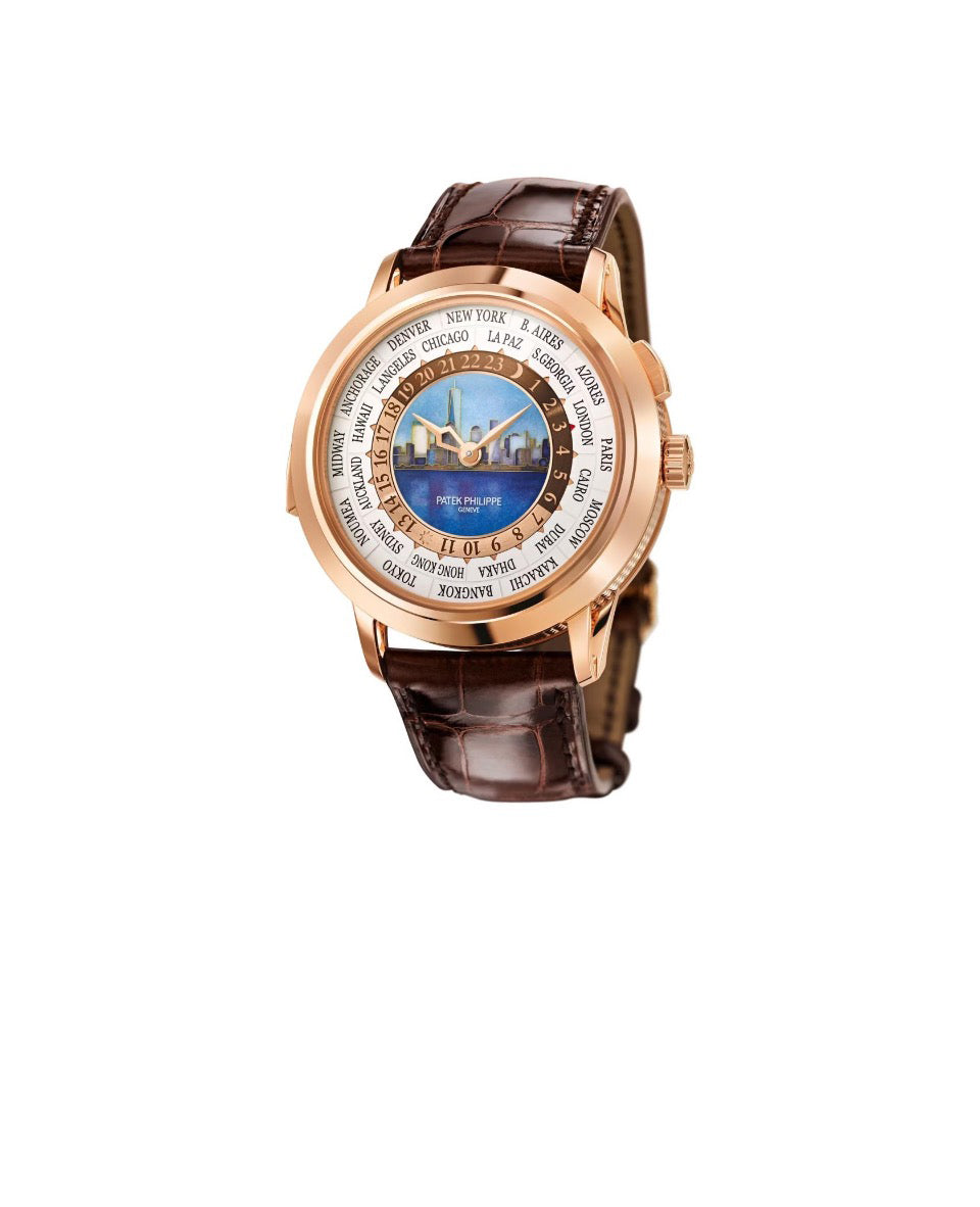 PATEK PHILIPPE Automatic Mechanical Movement Fashion Men's watch Swiss Watch 40mm color dial 18K rose gold case crocodile leather strap