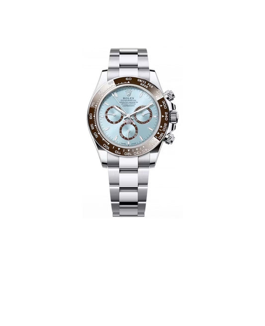 ROLEX Rolex Cosmic meter Datona Mechanical movement timing 100 meters waterproof men's Swiss watch 40mm green dial 18ct gold case Oyster steel 18ct gold strap