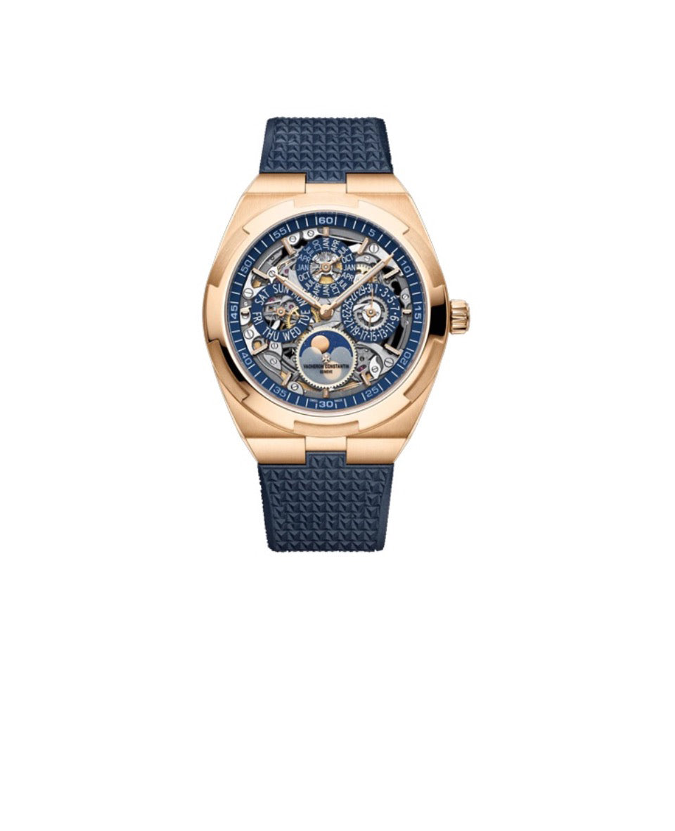 VACHERON CONSTANTIN OVERSEAS series automatic mechanical movement can replace the strap men's Swiss watch hollow dial