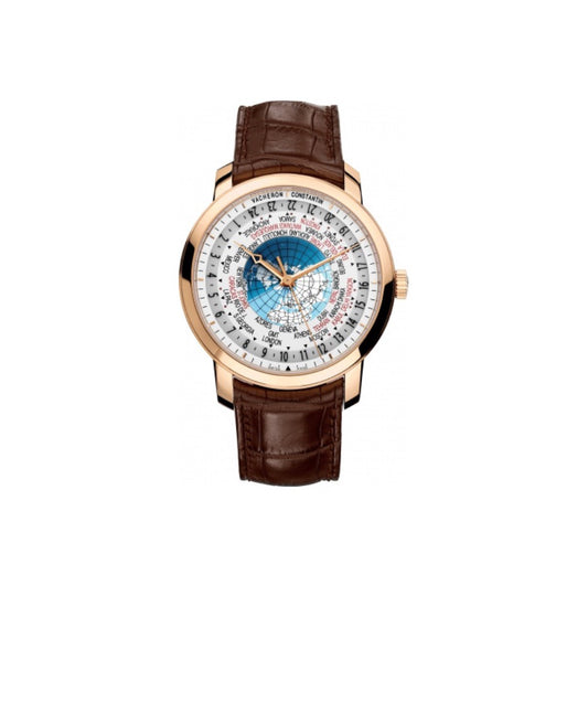 VACHERON CONSTANTIN Heritage Series TRADITIONNELLE Automatic Mechanical Movement Waterproof World Time Men's Watch 42.5mm white dial