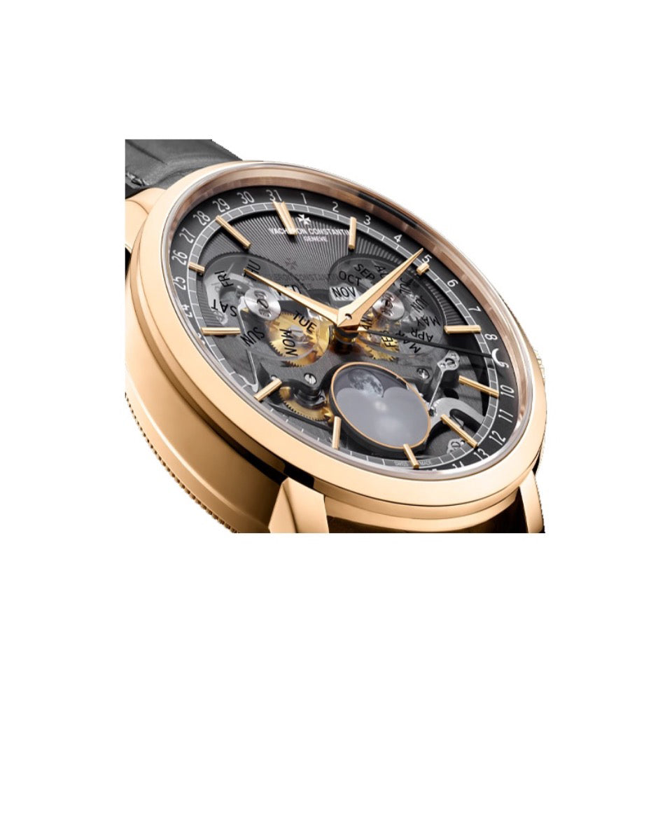 VACHERON CONSTANTIN Heritage Series TRADITIONNELLE Automatic Mechanical Movement Waterproof World Time Men's Watch 42.5mm white dial
