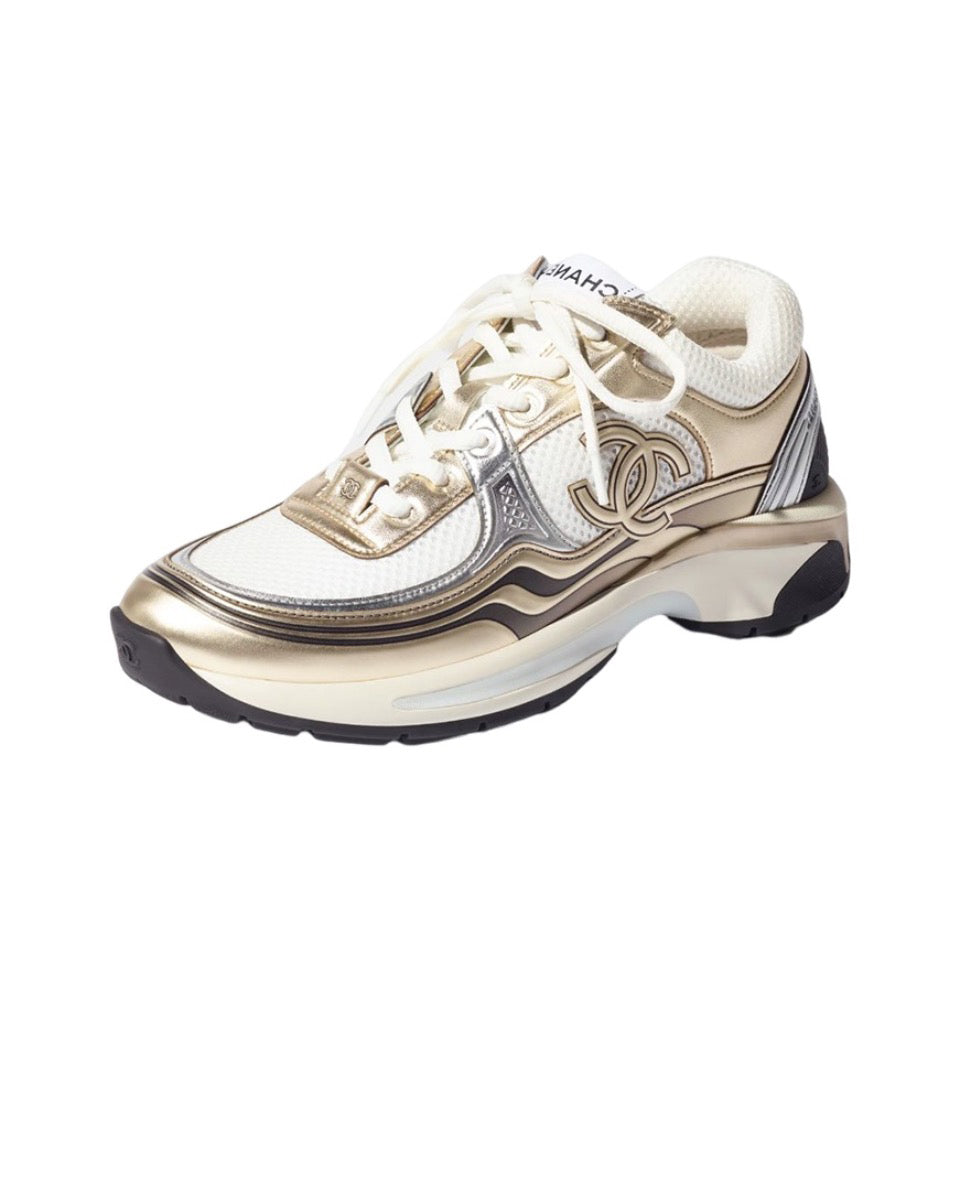 CHANEL Chanel 22N ski capsule series shock absorption wear high top life casual shoes Size: 35-45 (46 can be customized)